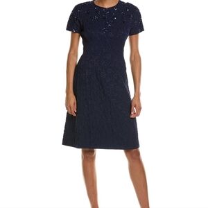 Rickie Freeman for Tery Jon evening dress size 4 navy
